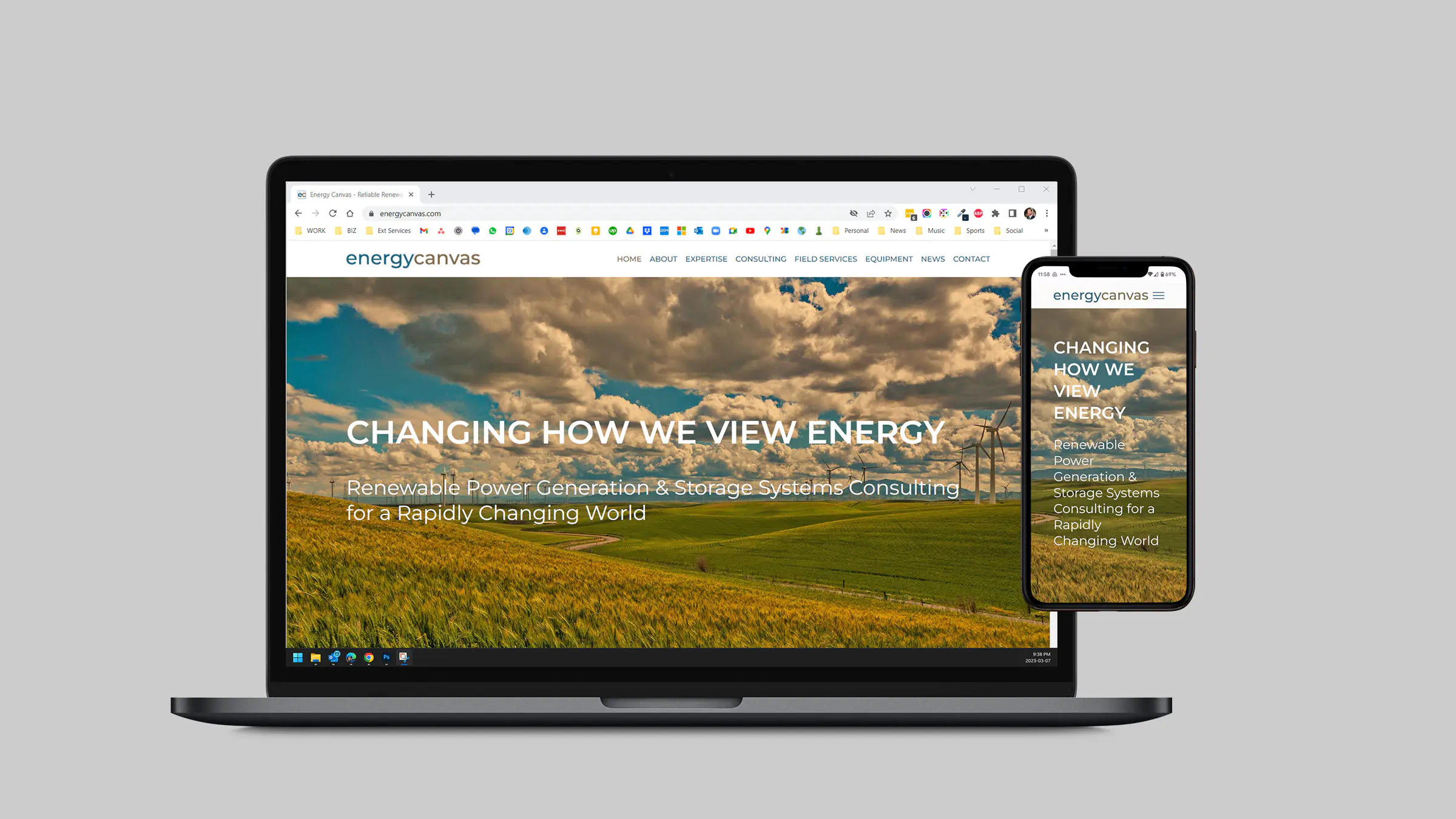 Energy Canvas Website
